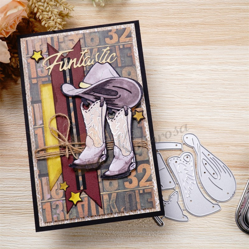 Kokorosa Metal Cutting Dies with Cowboy Boots