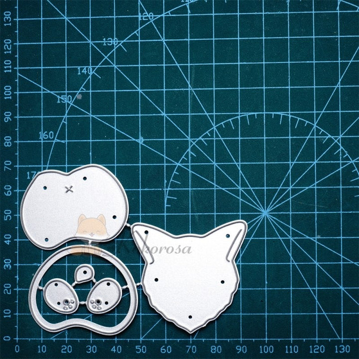 Kokorosa Metal Cutting Dies with Cute Corgi Head & Butt