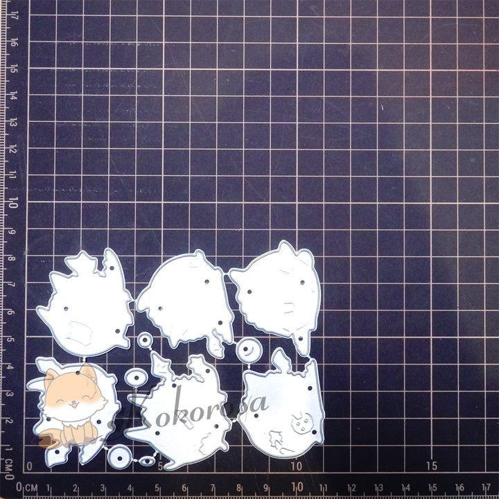Kokorosa Metal Cutting Dies with Cute Flying Dragons