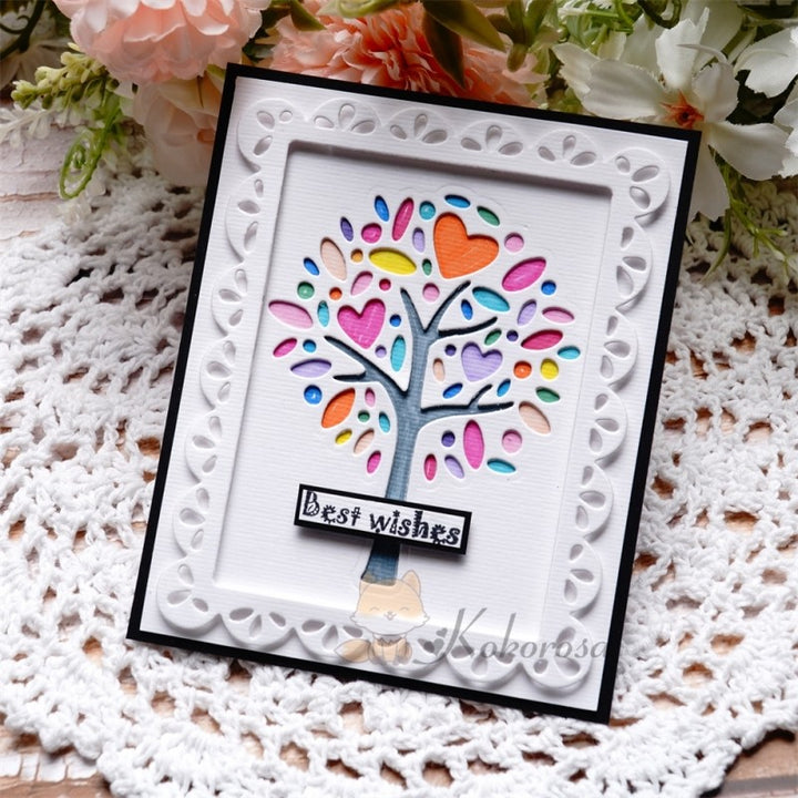Kokorosa Metal Cutting Dies with Cute Lush Tree