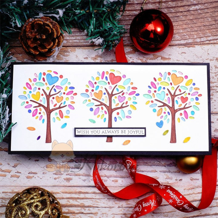 Kokorosa Metal Cutting Dies with Cute Lush Tree