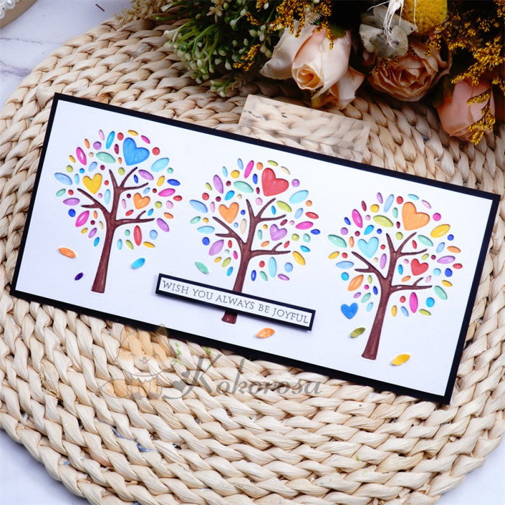 Kokorosa Metal Cutting Dies with Cute Lush Tree