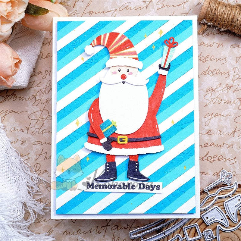 Kokorosa Metal Cutting Dies with Cute Santa
