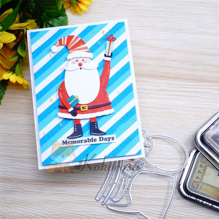 Kokorosa Metal Cutting Dies with Cute Santa