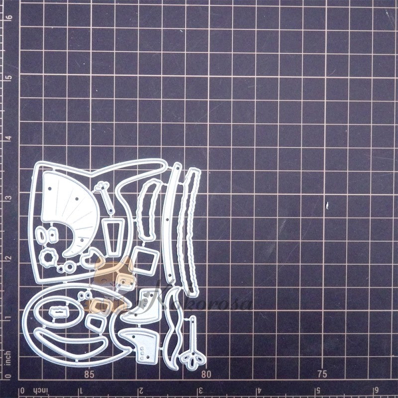Kokorosa Metal Cutting Dies with Cute Santa