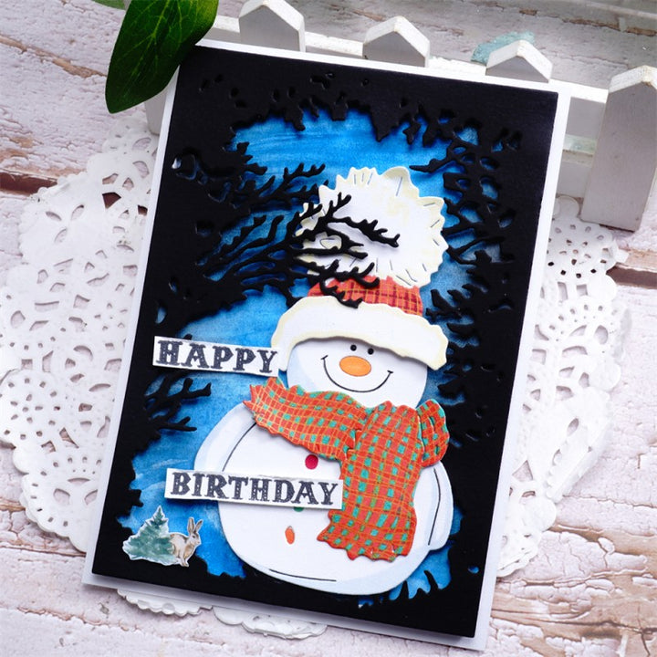 Kokorosa Metal Cutting Dies with Cute Snowman