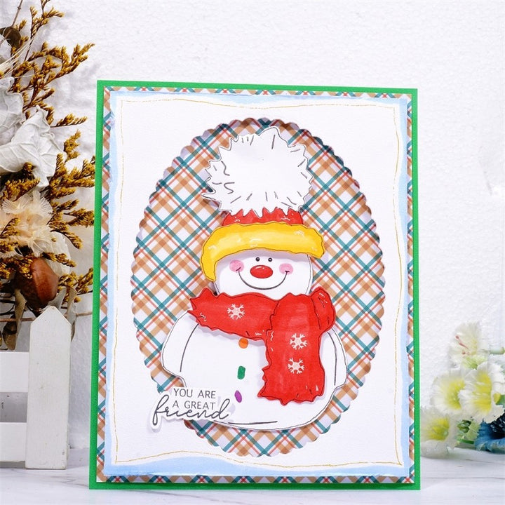 Kokorosa Metal Cutting Dies with Cute Snowman