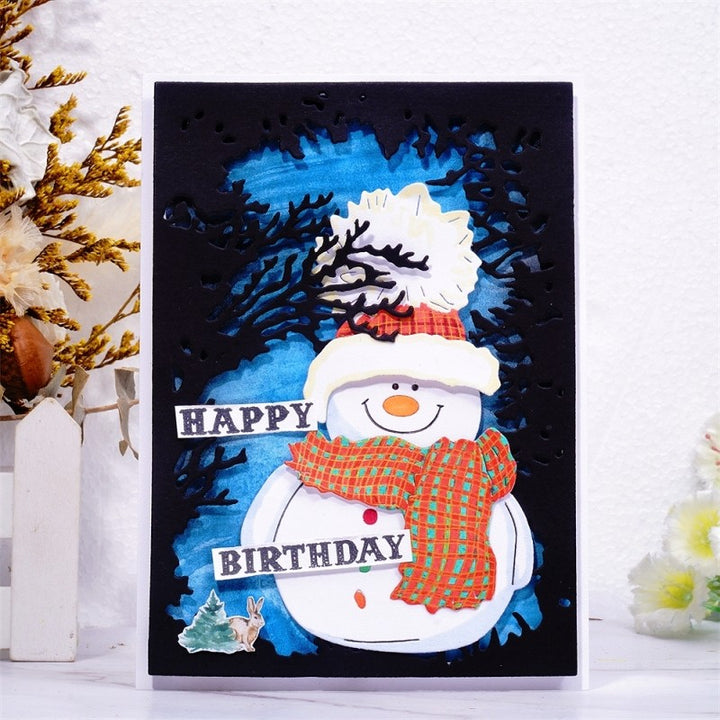Kokorosa Metal Cutting Dies with Cute Snowman
