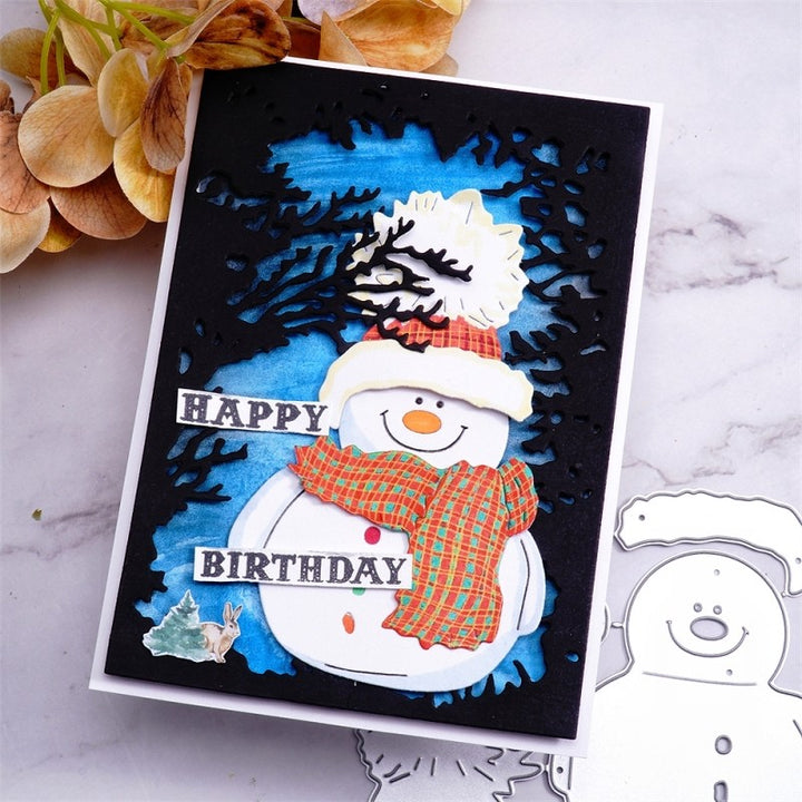 Kokorosa Metal Cutting Dies with Cute Snowman