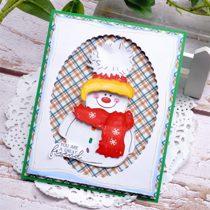 Kokorosa Metal Cutting Dies with Cute Snowman