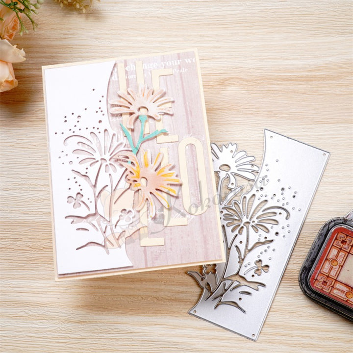 Kokorosa Metal Cutting Dies with Daisy Background Board