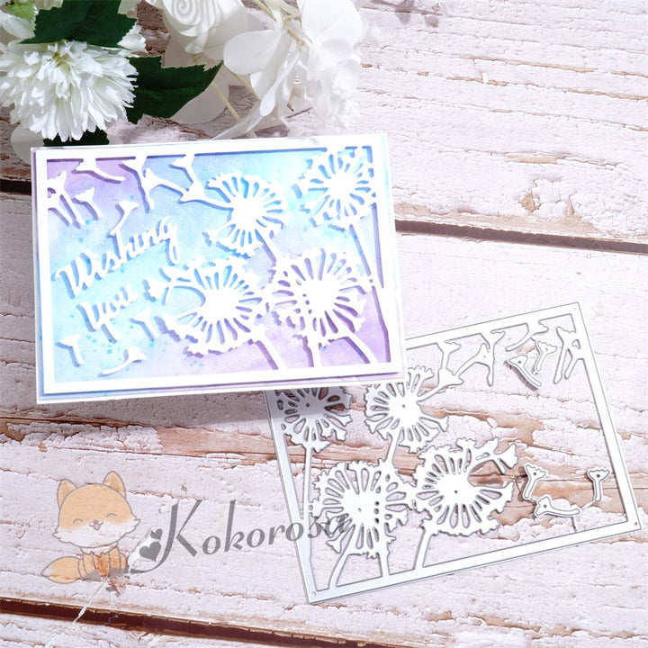 Kokorosa Metal Cutting Dies with Dandelion Frame Board