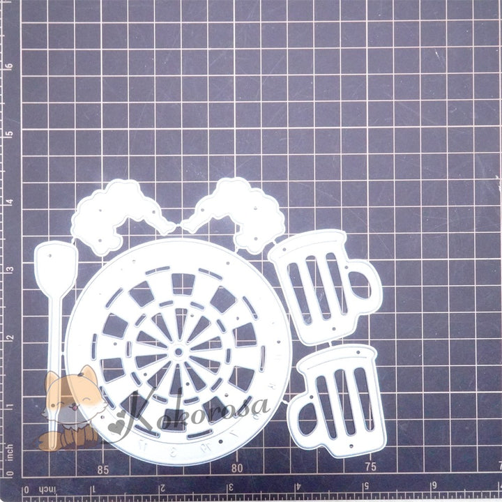 Kokorosa Metal Cutting Dies with Darts & Beers