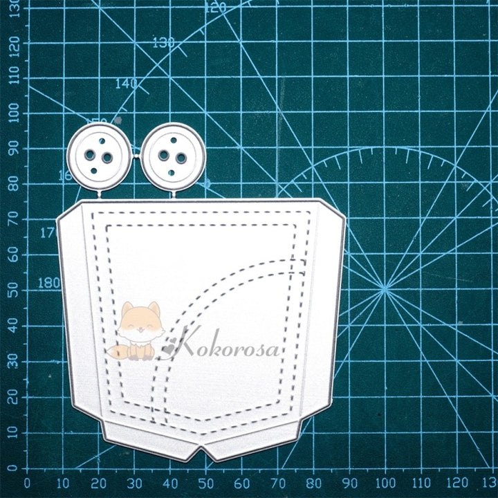 Kokorosa Metal Cutting Dies with Denim Pocket