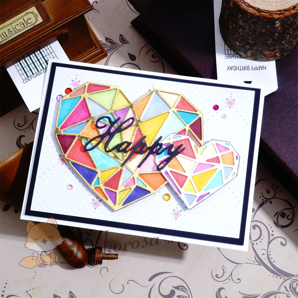 Kokorosa Metal Cutting Dies with Diamond Heart