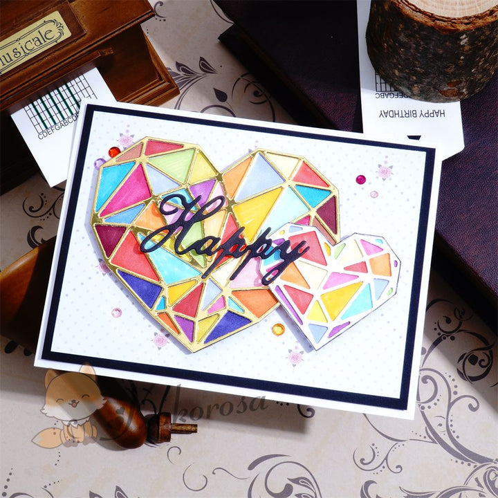 Kokorosa Metal Cutting Dies with Diamond Heart