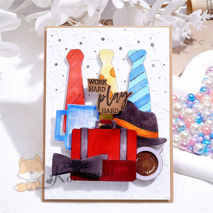 Kokorosa Metal Cutting Dies with Father's Day Elements