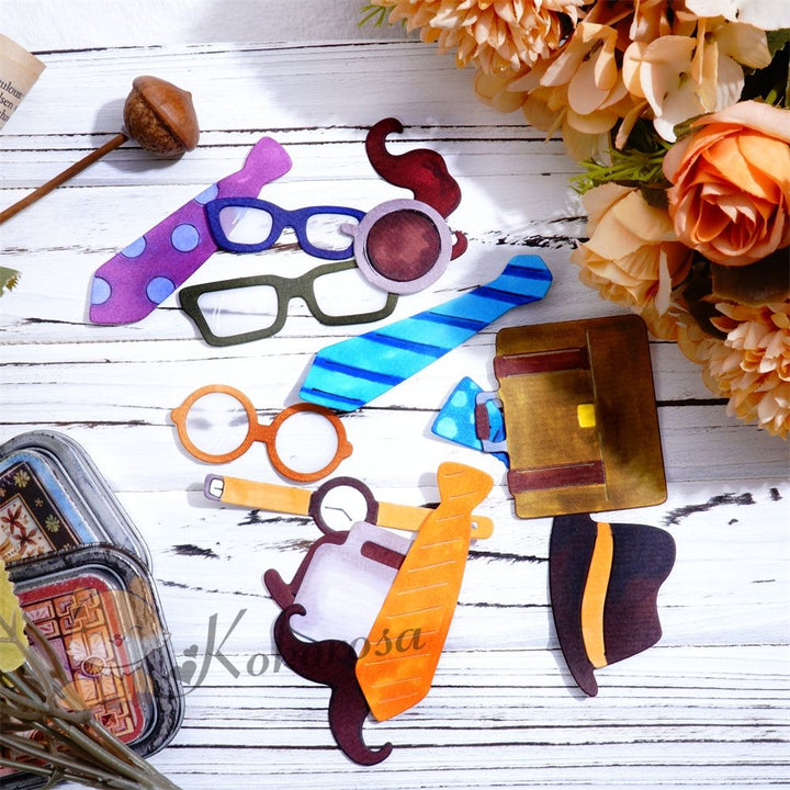 Kokorosa Metal Cutting Dies with Father's Day Elements