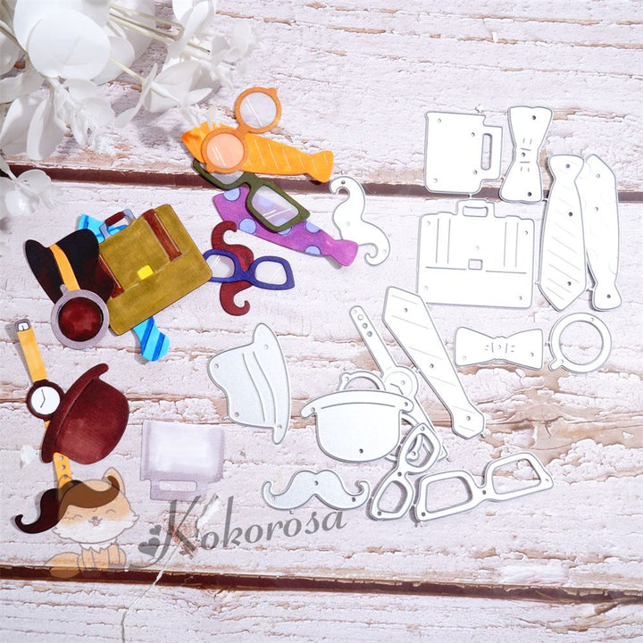Kokorosa Metal Cutting Dies with Father's Day Elements