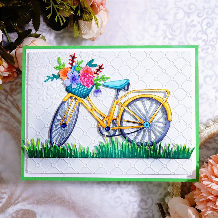 Kokorosa Metal Cutting Dies with Flower Bike