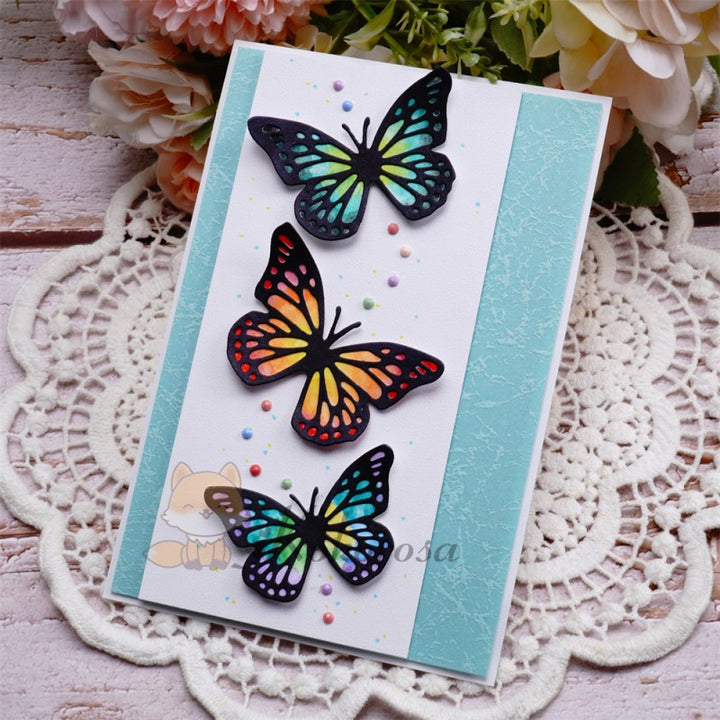 Kokorosa Metal Cutting Dies with Flying Butterflies