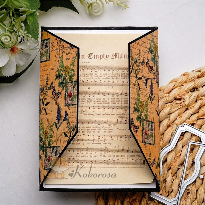 Kokorosa Metal Cutting Dies with Foldable Trapezoidal Board