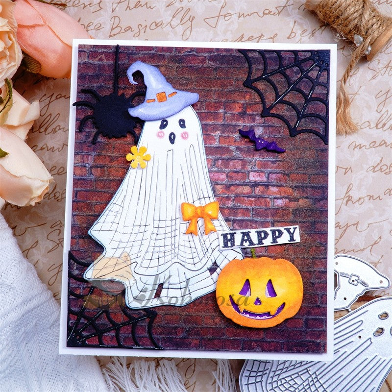 Kokorosa Metal Cutting Dies with Ghost Wearing Hat
