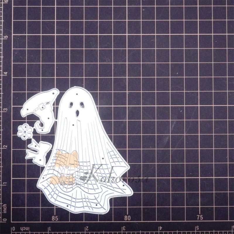 Kokorosa Metal Cutting Dies with Ghost Wearing Hat