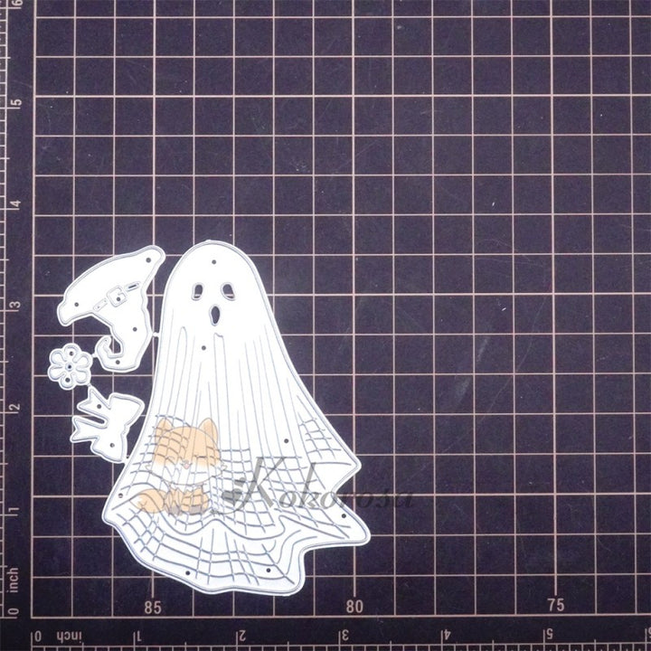 Kokorosa Metal Cutting Dies with Ghost Wearing Hat