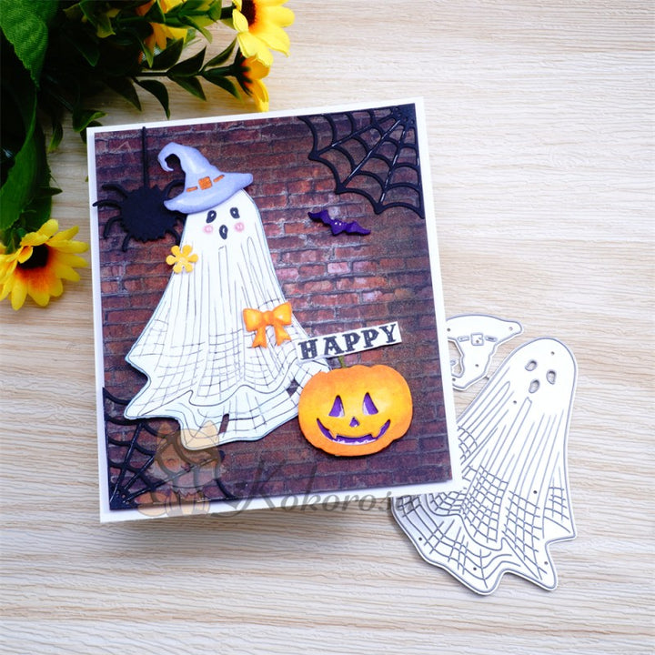 Kokorosa Metal Cutting Dies with Ghost Wearing Hat