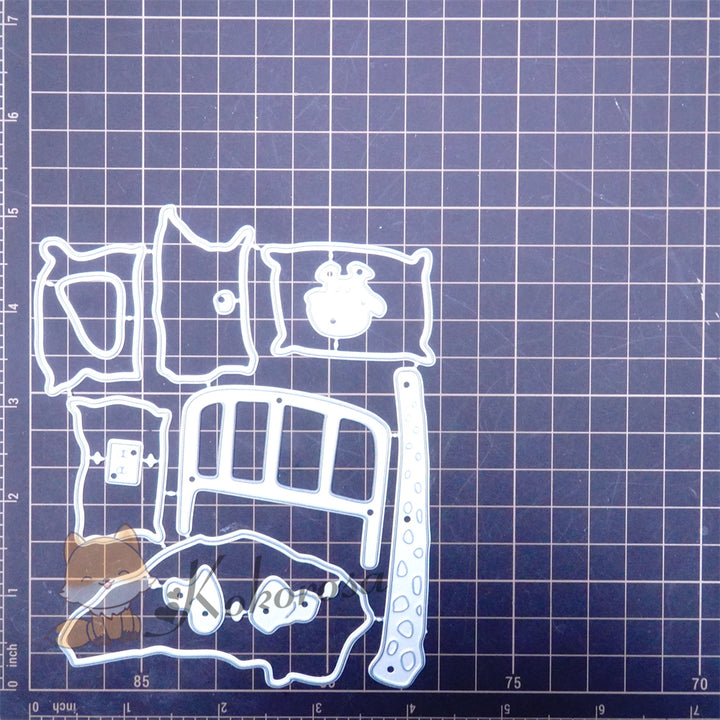 Kokorosa Metal Cutting Dies with Giraffe on the Bed