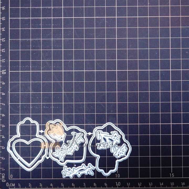 Kokorosa Metal Cutting Dies with Globet Hearts