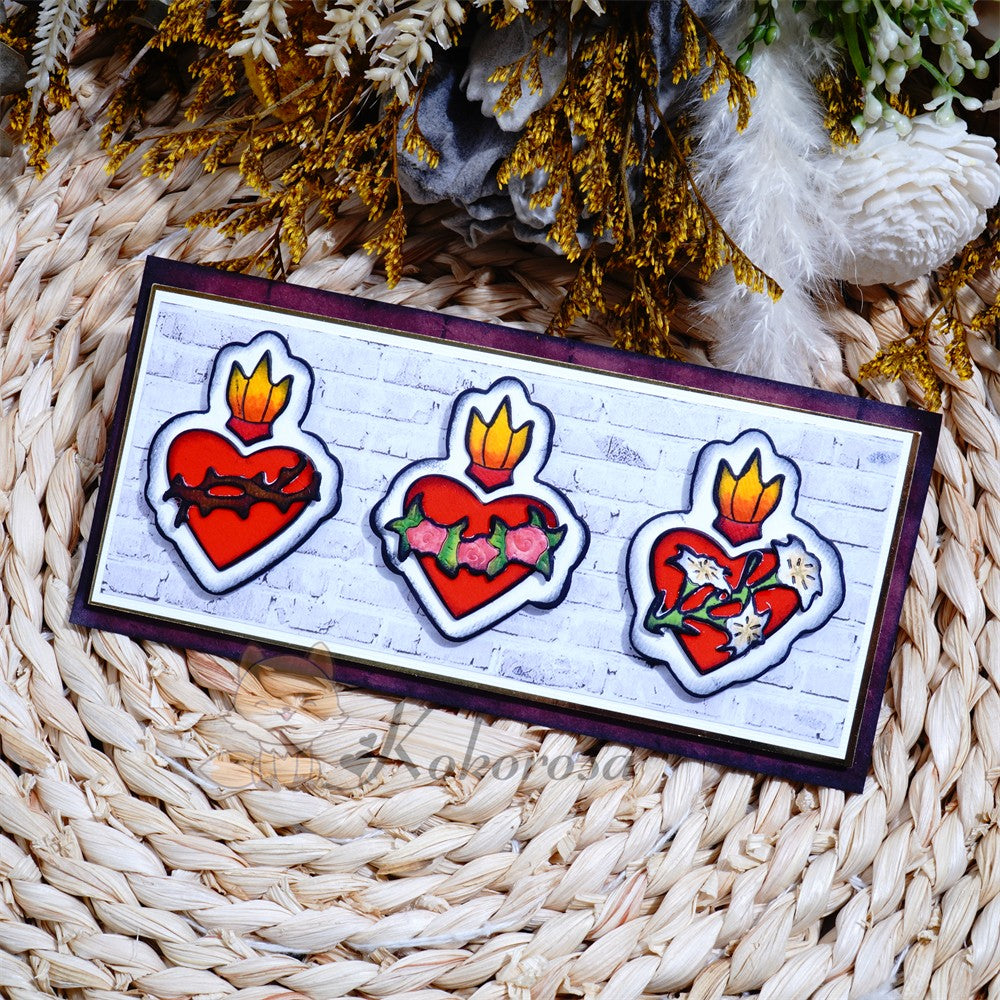 Kokorosa Metal Cutting Dies with Globet Hearts