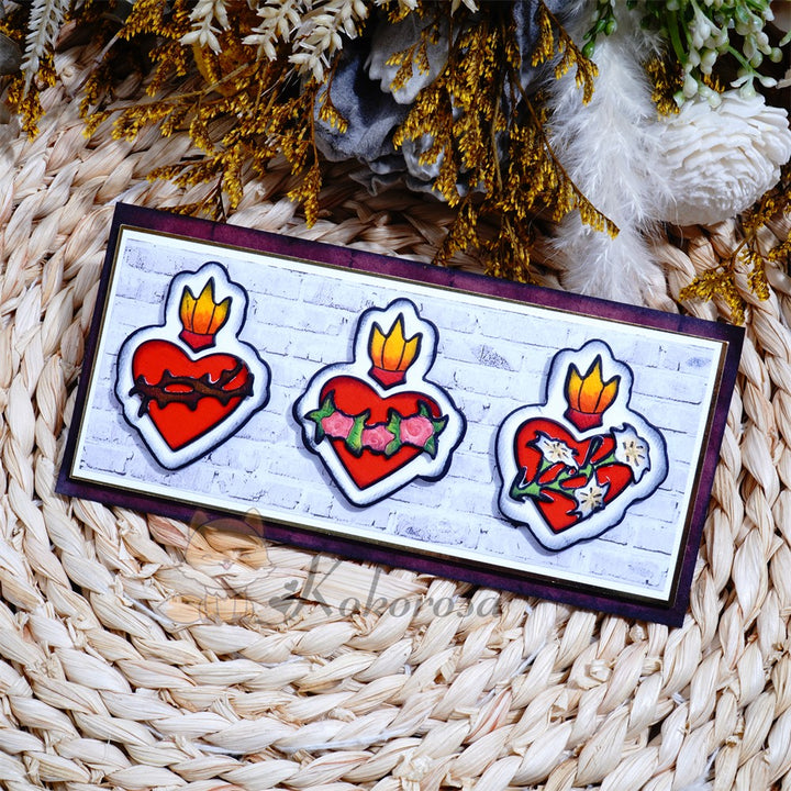 Kokorosa Metal Cutting Dies with Globet Hearts