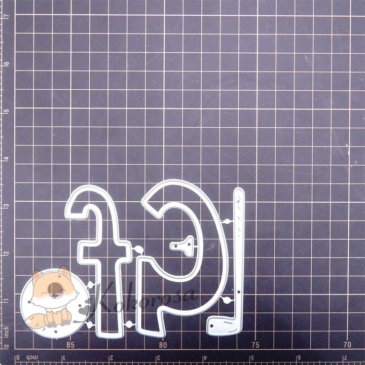 Kokorosa Metal Cutting Dies with "Golf" Word
