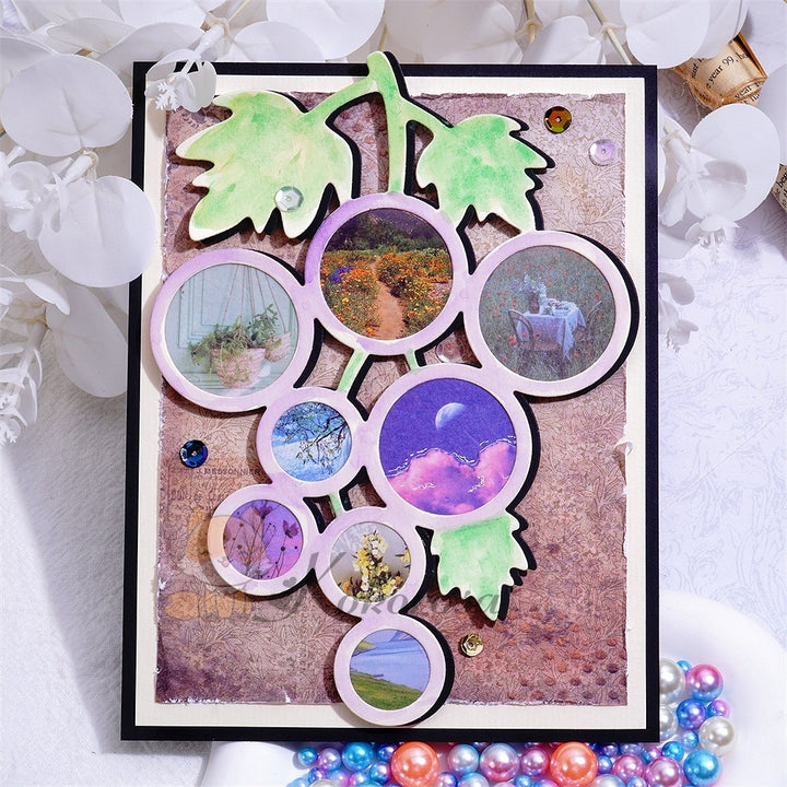 Kokorosa Metal Cutting Dies with Grape Shaped Album