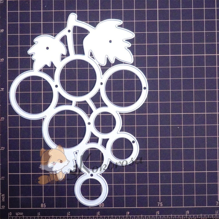 Kokorosa Metal Cutting Dies with Grape Shaped Album