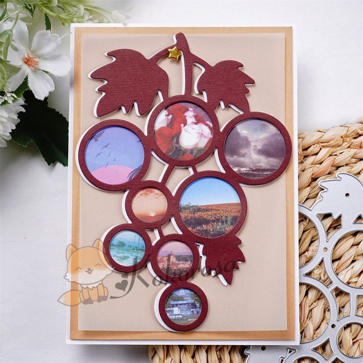 Kokorosa Metal Cutting Dies with Grape Shaped Album