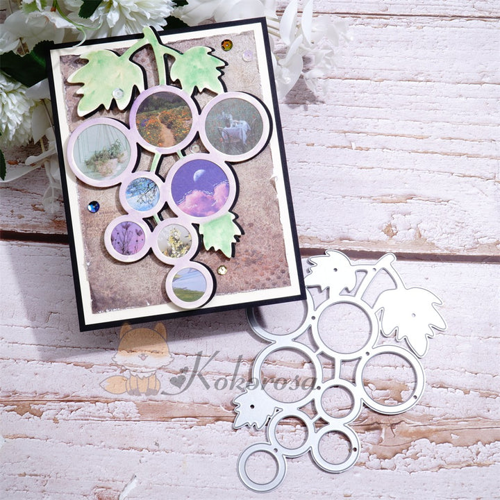 Kokorosa Metal Cutting Dies with Grape Shaped Album
