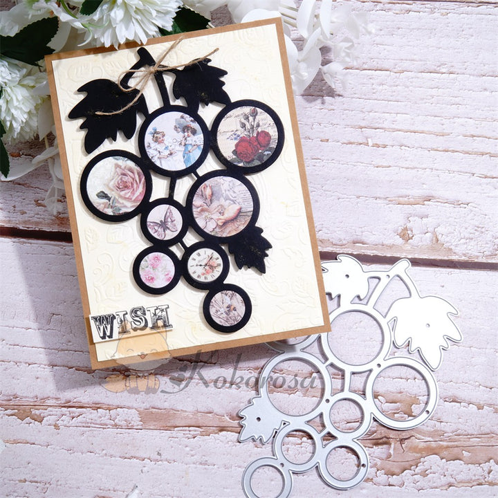 Kokorosa Metal Cutting Dies with Grape Shaped Album