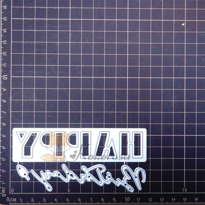 Kokorosa Metal Cutting Dies with "HAPPY Birthday" Word