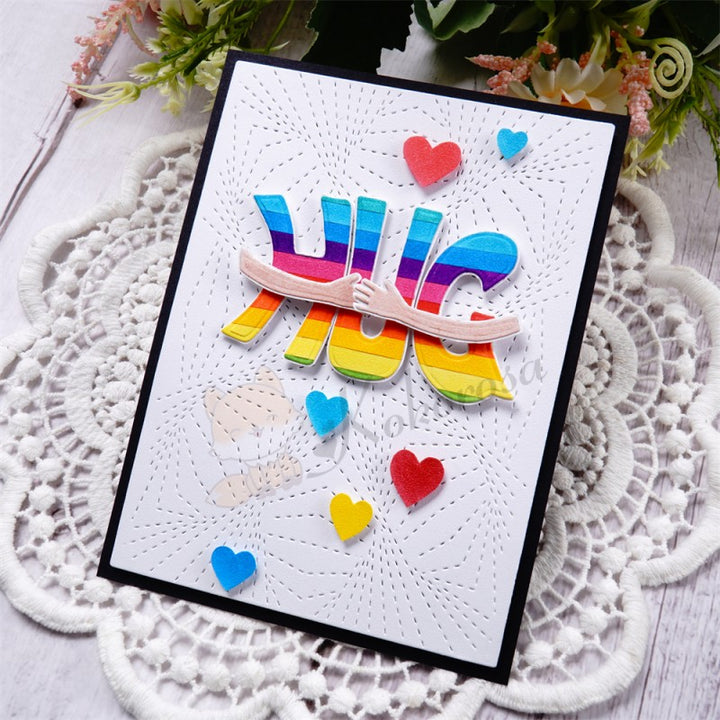 Kokorosa Metal Cutting Dies with "HUG" Word