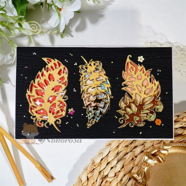 Kokorosa Metal Cutting Dies with Hollow Floating Leaves
