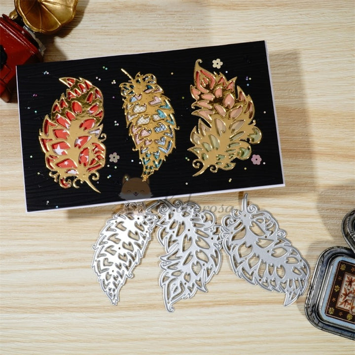 Kokorosa Metal Cutting Dies with Hollow Floating Leaves