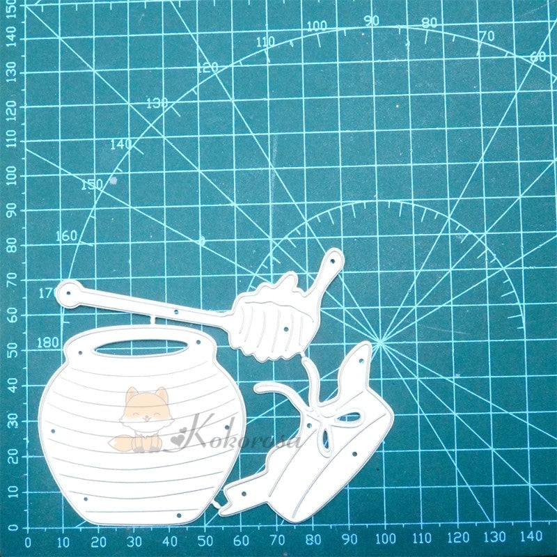 Kokorosa Metal Cutting Dies with Honey Jar