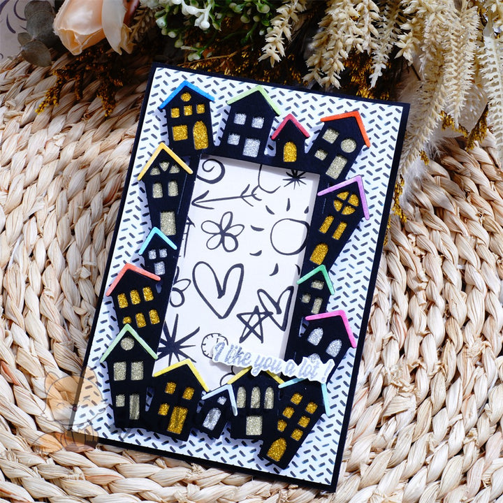 Kokorosa Metal Cutting Dies with Houses Frame Board