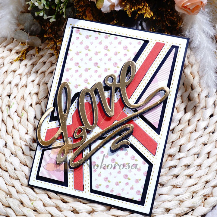 Kokorosa Metal Cutting Dies with Kink Background Board