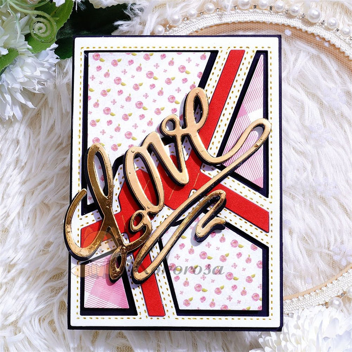 Kokorosa Metal Cutting Dies with Kink Background Board