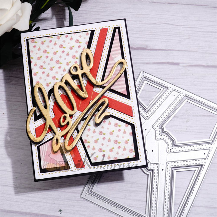 Kokorosa Metal Cutting Dies with Kink Background Board