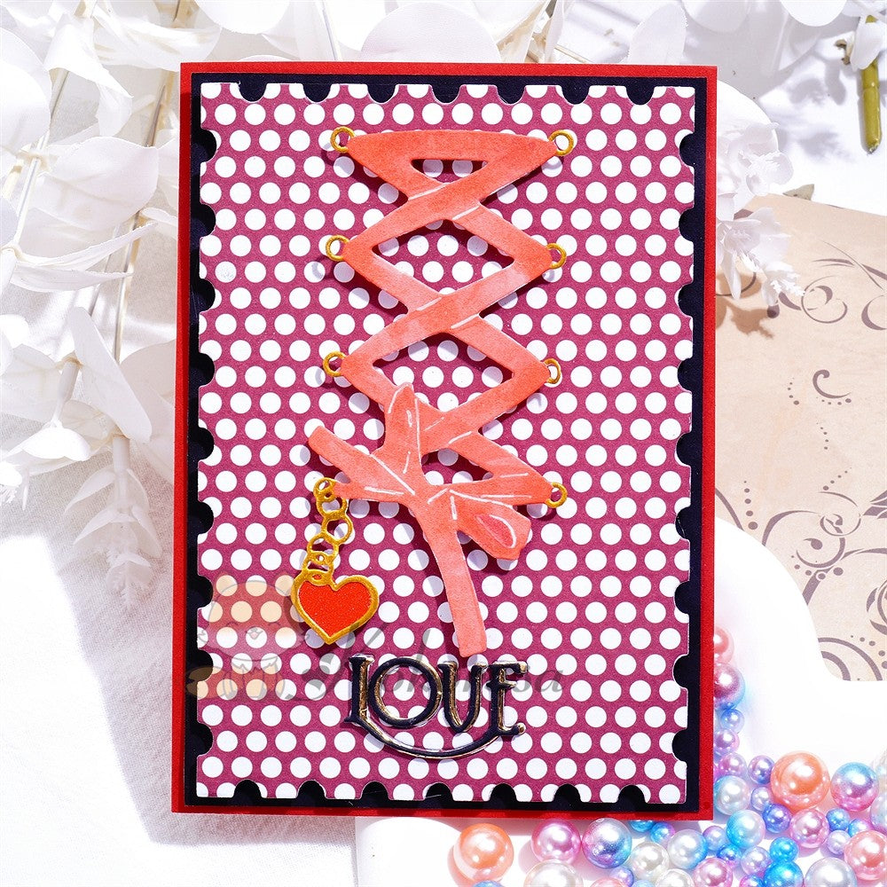 Kokorosa Metal Cutting Dies with Lace & "LOVE" Word